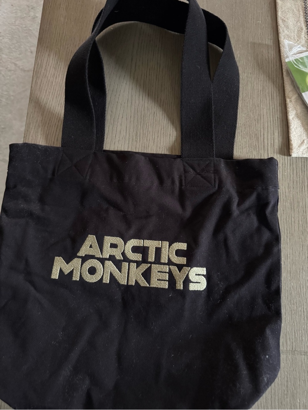 Arctic Monkeys Black Logo Tote Bag